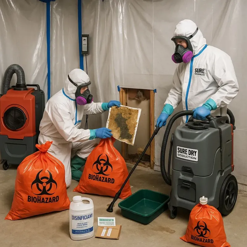 Contaminated Water Handling Protocols process in Ozona, TX